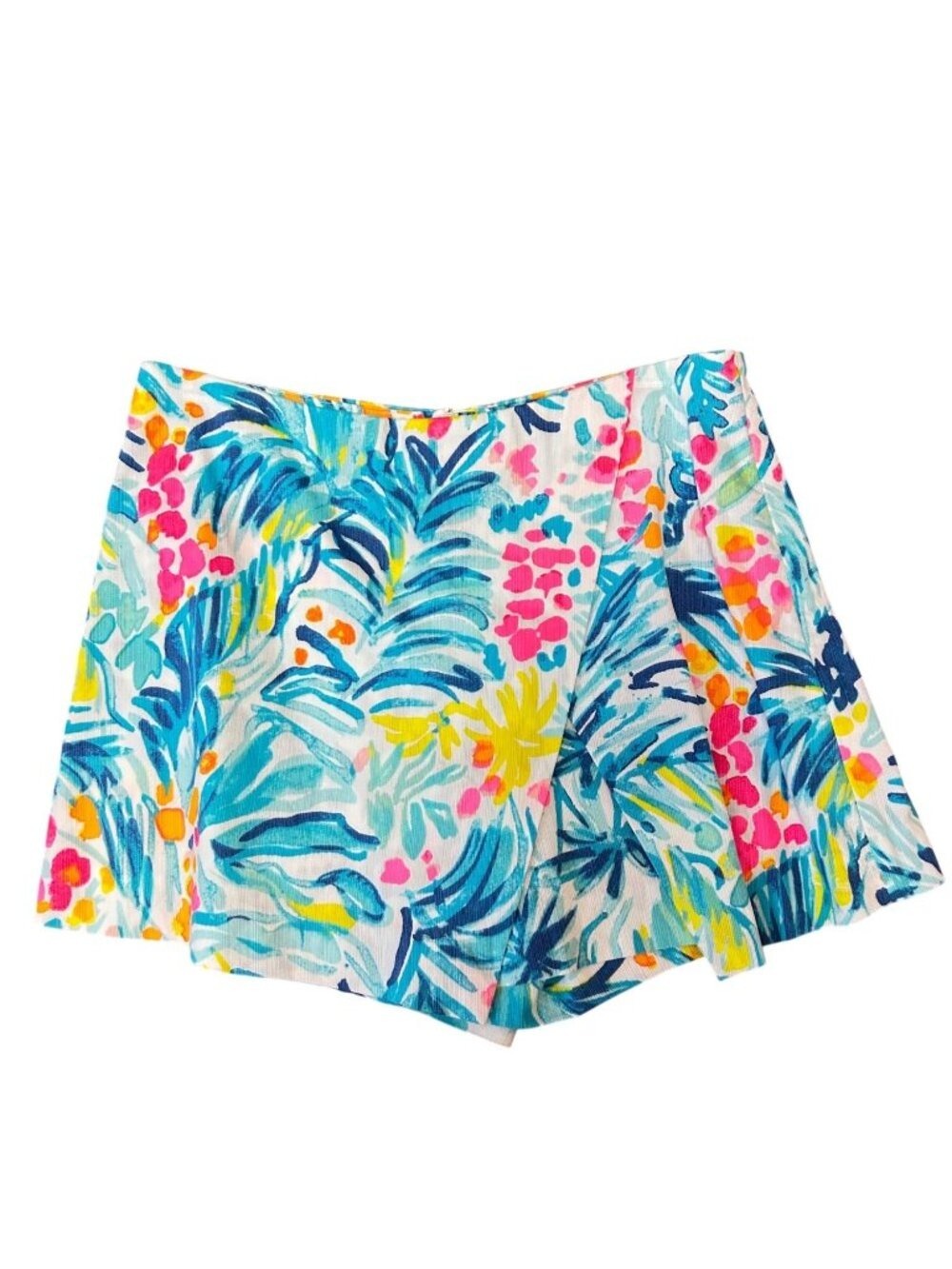 Lilly Pulitzer Sz 00 MARII SERENE BLUE TIPPY TOP Print Skort